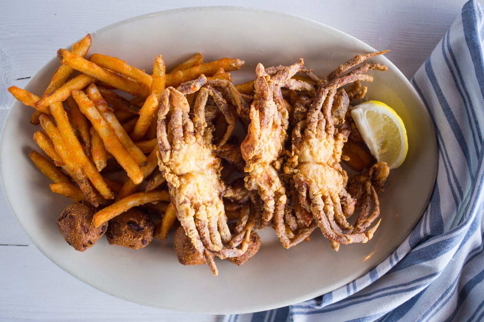 fried blue crab