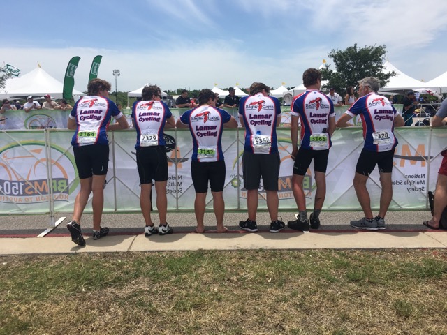 Lamar Cycling Club at MS150