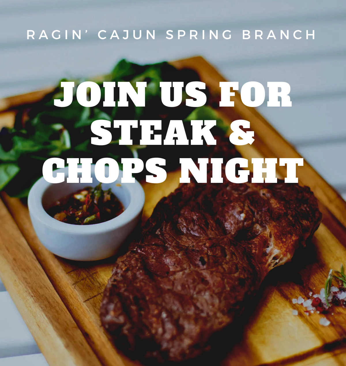 STEAK & CHOPS NIGHT