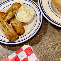 Boudin Egg Rolls